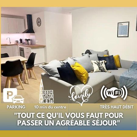 Grand Appart Neuf Lumineux, Parking Gratuit, 10 Min Centre Straßburg Exterior foto
